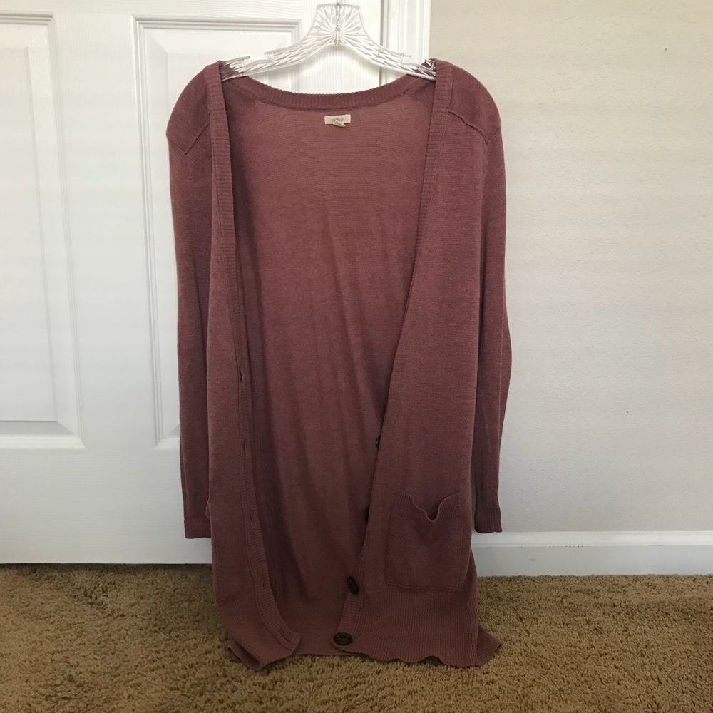 Aerie Dusty Rose Cardigan